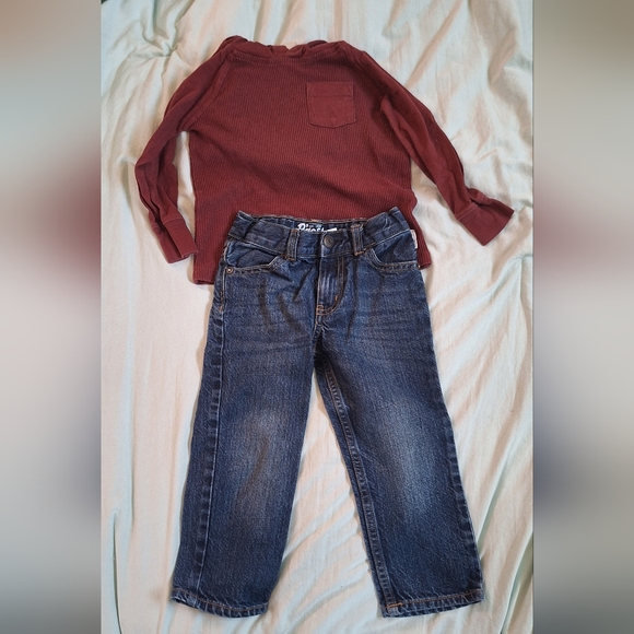 OshKosh B'gosh Other - OshKosh B'gosh Jeans And Long Sleeve Shirt